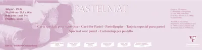 Produktbild von Clairefontaine Pastelmat Pastellmalerei, 5 Bogen 70x100 cm, 360g Weiß 296010C