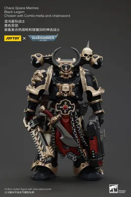 Obrázok produktu pre Figurka akcji Joy Toy Warhammer 40k: Chaos Space Marines Black Legion 20 cm