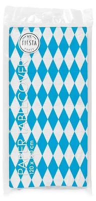 Produktbild von Papiertischdecke 120 x 180 cm - Bayrisch Blau