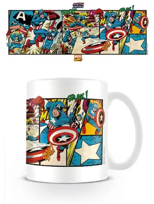 Productafbeelding van MARVEL COMICS - Captain America - Bekertje, 300 ml