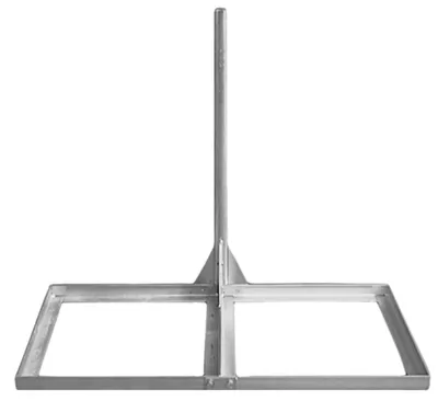 Image de TECHNISAT 0001/1752 Support de balcon avec 2 logements pour plan de piétinement (0001/1752)