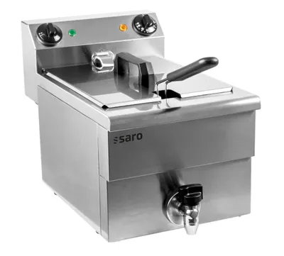 Produktbild von Saro FE 101, Fritteuse, 10 l, 180 °C, Einzelbild, Edelstahl, Drehregler