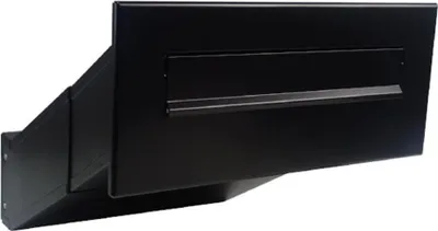 Produktbild von D-041 Durchwurfbriefkasten in RAL 9005 ohne Namensschild