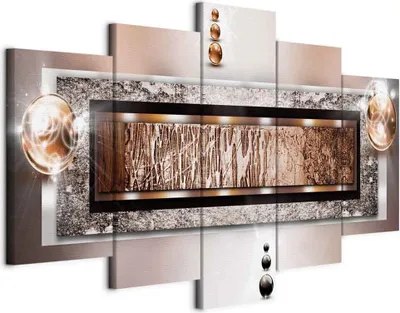 Produktbild von Vlies Leinwandbild - Cinnamon Rock 200x100 cm Abstrakt 020101-216