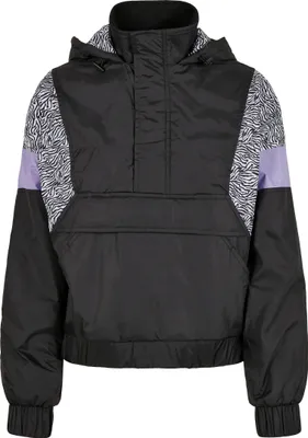 Produktbild von Urban Classics Aop Mixed Pull Jacke Schwarz S Frau Schwarz S