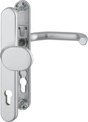 Produktbild von SH-Wechselgarnitur PARIS m Schmalschild PZ92, silber