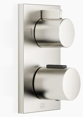 Produktbild von Dornb UP-Thermostat m Zweiwege-Mengenregulierung platin matt