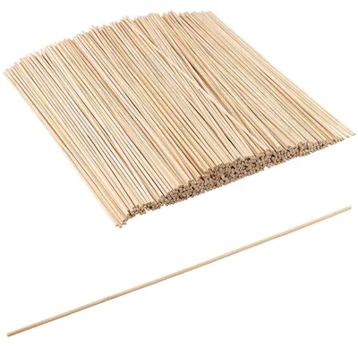 Imagen del producto de Solidchoice - Juego de 500 palitos de bambú natural para proyectos de bricolaje