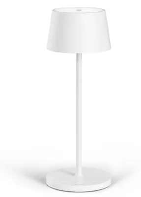 Obrázek produktu pro Stolní lampa Stilosa, bezdrátová – LED stolní lampa – Bezdrátová, stmívatelná lampa s dotykovým ovládáním, USB-C, nabíjecí – Stolní lampa na baterie, vhodná i pro venkovní použití – Bílá