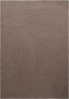 Produktbild von NYVI Teppich Eleni - Pflegeleicht, Strapazierfähig, für Innen geeignet - Wohnzimmerteppich Wollteppich - 160x230 cm Rechteckig - Taupe