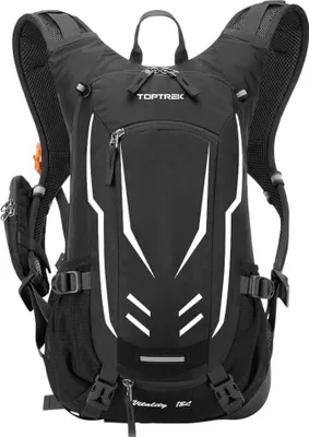 Produktbild von Famanu Fietsrugzak 18 Liter - Ultraleicht mit Regenhülle und Helmfach