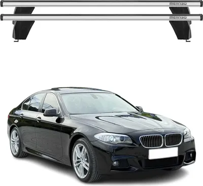 Produktbild von Menabo Dachträger Grundtäger für BMW 5er F10 Limo 2010-2016 75kg Alu Silber 2x