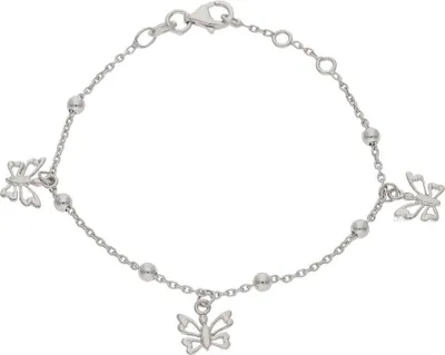 Produktbild von JuwelmaLux Armband 925/000 Sterling Silber Schmetterlinge JL20-03-1050 17 cm