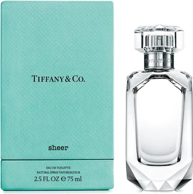 Produktbild von Tiffany & Co. Sheer, 75 ml, Schwarze Johannisbeere, Elegantly wrapped in notes of blackcurrant, vert de mandarine and ylang ylang, the scent..., Canangabaum, Elegantly wrapped in notes of blackcurrant, vert de mandarine and ylang ylang, the scent..., Iris