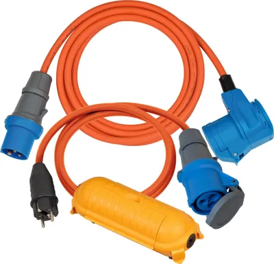 Immagine prodotto di brennenstuhl 1509900015 brennenstuhl Adapter Set Camping, incl. Safe-Box BIG