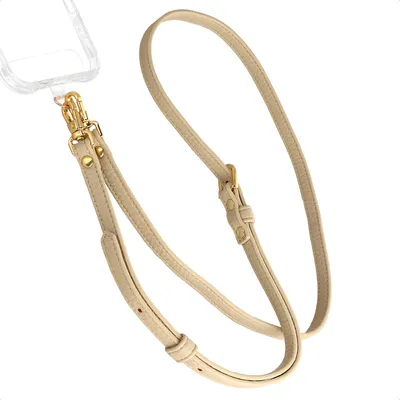 Productafbeelding van Selencia Crossbody telefoonkoord - Beige