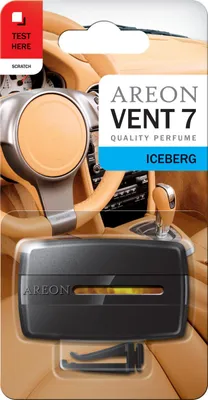 Original Areon LUX Auto Parfüm Lufterfrischer Duftbaum Lüftungsgitter ICE EIS – Produktansicht