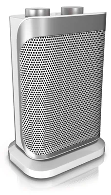 Zdjęcie produktu dla Termowentylator Brandson 1500W, ceramiczny termowentylator z termostatem, 2 poziomy mocy, zabezpieczenie przed przegrzaniem, automatyczne wyłączanie, zabezpieczenie przed przewróceniem, oscylacja 40°, energooszczędny, biały/srebrny