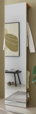 Produktbild von Garderobe "Center" in Evoke Eiche Kompaktgarderobe mit Spiegel 50 x 200 cm