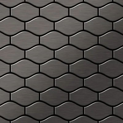 Immagine prodotto di Mosaico metallico in titanio ALLOY Karma-Ti-SB grigio lucido 0,86 m2
