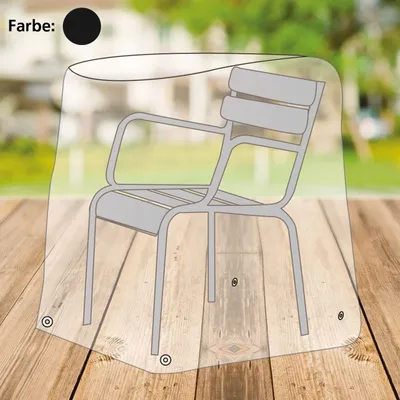 Image de Chaise de jardin Housse de protection anthracite Housse de protection Couverture 80x70x100cm