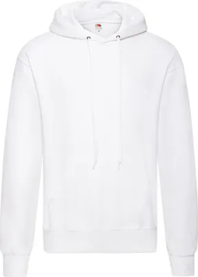 Produktbild von Fruit of the Loom 62-208-0 | Classic Hooded Sweat - Farbe: White - Größe: XL