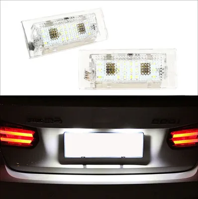Produktbild von 2x LED PREMIUM Kennzeichenbeleuchtung für BMW X5 E53 1999-06 / X3 E83 2003-2010