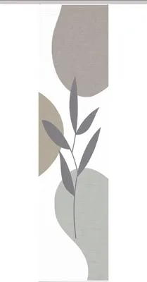 Produktbild von 84074 FRONDA Schiebegardine, recyceltem Polyester 245x60 cm