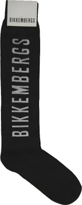 Obrázok produktu pre Dlhé ponožky z bavlny, vysoké ponožky pre mužov, značka BIKKEMBERGS, článok VBKC04944, LOGO SHORT SOCKS, vyrobené v Taliansku, veľkosť S/M, 80 % bavlna, 16 % polyamid, 4 % Elastan