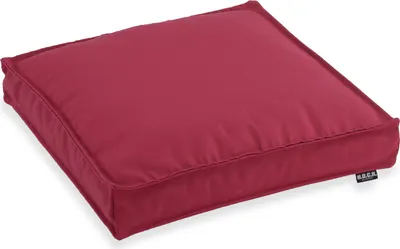 Produktbild von H.O.C.K. Classic Uni Outdoor Sitzkissen - 40x40x5cm Stuhlkissen für Draußen - Wetterfestes Polster Himbeer Raspberry