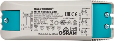 Produktbild von Osram HTM 150/230…240, 230 - 240 V, II, 153 mm, 54 mm, 36 mm, Türkis, Weiß