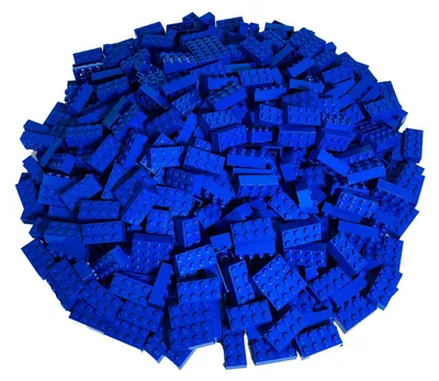 Produktbild von LEGO® 2x4 Steine Bausteine Blau - 3001 NEU! Menge 500x