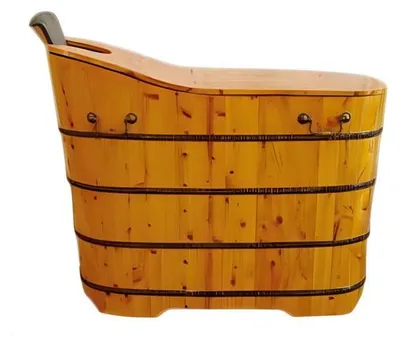 Obrázek produktu pro Dřevěná vana Dřevěná vana Wellness vana Fitovanna 110x58 cm