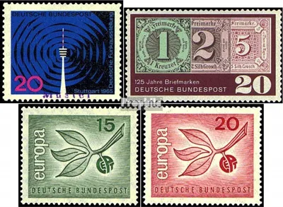 Produktbild von Briefmarken BRD (BR.Deutschland) 1965 Mi 481,482,483-484 (kompl.Ausg.) gestempelt Deutsche Funkausstellung