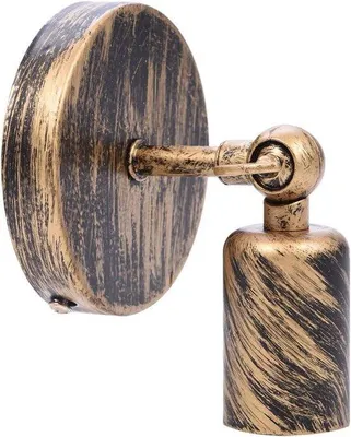 Immagine prodotto di Supporto classico per lampada da parete color oro, set di accessori.