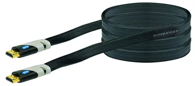 Produktbild von Schwaiger 1.5m HDMI m/m, 1,5 m, HDMI Typ A (Standard), HDMI Typ A (Standard), 4096 x 2160 Pixel, 3D, Schwarz