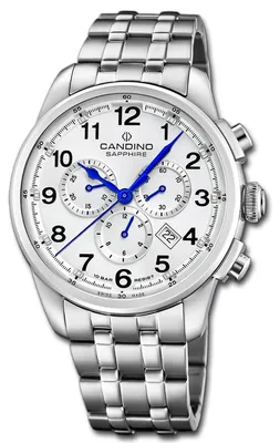 Produktbild von Armbanduhr Edelstahl silber Chronograph Herren Sport Uhr Candino Sport D3UC4744/1