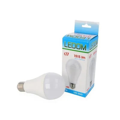 Obrázek produktu pro [3 kusy] LEDOM E27 A65 žárovka 15W teplá bílá 3000K 1515 lumen SMD LED Ra 80 žárovka Ø60mm