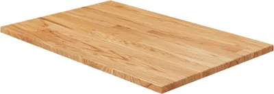 Produktbild von Waschtischplatte Hellbraun 60x40x1,5 cm Massivholz Behandelt
