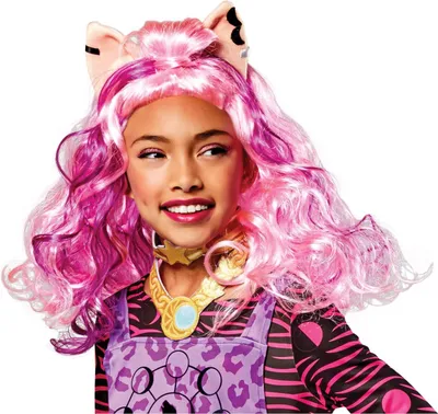Immagine prodotto di Monster High - Parrucca per ragazze BN5671 (taglia unica) (Rosa)