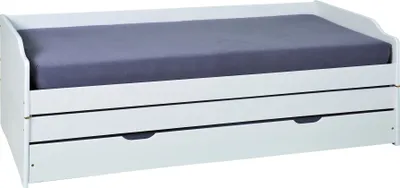 Produktbild von Lotved Bett 90x200 cm, 3 Schlafplätze, weiss.