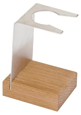 Produktbild von Redecker Rasierpinsel-Ständer,für 1 Pinsel, Buche/Edelstahl