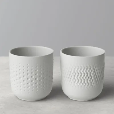 Zdjęcie produktu dla Villeroy&Boch - Zestaw dwóch kubków Manufacture Collier Blanc 290ml