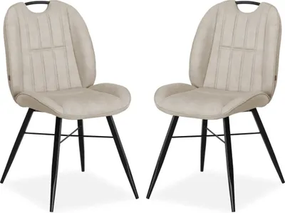 Produktbild von MX Sofa Shelton Esszimmerstuhl - Sand (2er-Set)