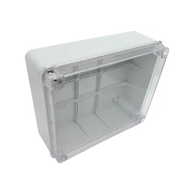 Produktbild von ARLI Abzweigdose IP67 Sichttür 310 x 230 x 130 mm Aufputz Feuchtraumdose transparent Deckel
