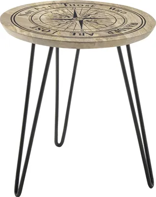 Obrázek produktu pro Beistelltisch >NEVIS< (BxHxT: 46x51x46 cm) in holzfarben - 46x51x46 (BxHxT)