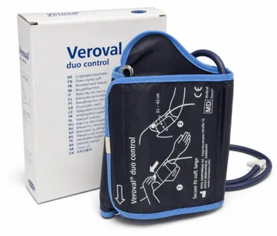 Produktbild von VEROVAL duo control Zugbügelmanschette L 32-42 cm 1St PZN 14269177
