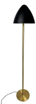 Produktbild von Stehlampe Stehleuchte Standleuchte standlampe Bodenlampe Leseleuchte Innenbeleuchtung OULU Messing schwarz