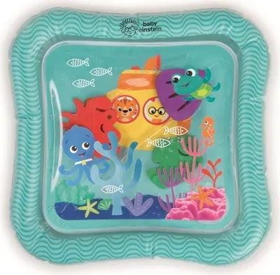 Produktbild von Baby Einstein Wassermatte Ocean Explorers, Sensorische Entdeckung, 0-36 Monate, Wiederaufladbar, 3 schwimmende Meerestiere