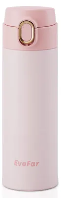 Edelstahl-Trinkflasche 500 ml, doppelwandig, BPA-frei, spülmaschinenfest